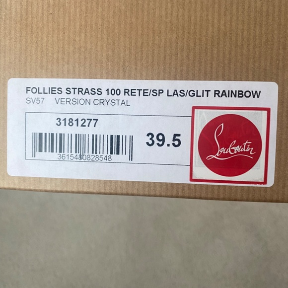 Christian Louboutin Follies Strass - BRAND NEW - Picture 2 of 2